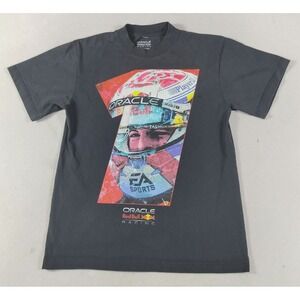 Oracle Red Bull Racing T-Shirt Mens Small Black Formula 1 Max Verstappen F1